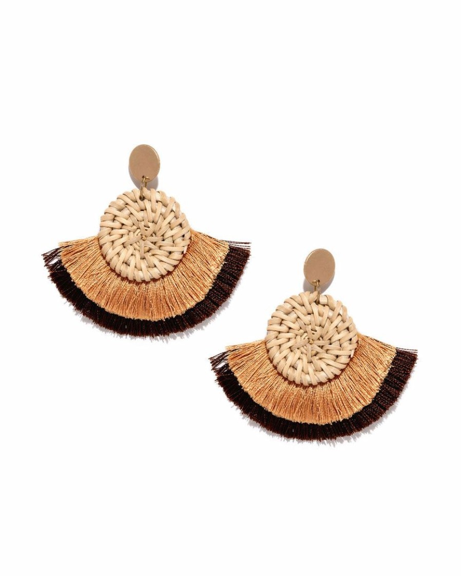 Jewelry * | Acce-001 Manila Fan Drop Earrings