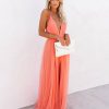 Clothing * | Luxx-001 Petal Dust Maxi Dress Apricot Special Event