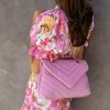 Bags * | Urba-001 Sweet Summertime Kaisley Quilted Crossbody Shoulder Bag Carnation