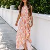 Clothing * | Aaka-001 Miraflores Floral Midi Dress Final Sale Sweet Summertime