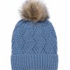 Accessories * | Succ-001 Elf Pom Beanie Blue Final Sale