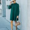 Clothing * | Suga-001 Kolly Smocked Babydoll Dress Emerald Final Sale