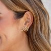 Jewelry * | Acce-001 Accessories Golden Coral Earrings