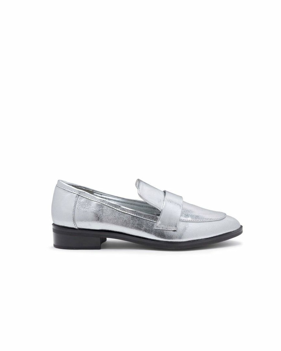 Shoes * | Shu -001 Shoes Tania Metallic Loafer Final Sale