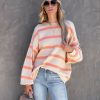 Clothing * | By T-001 Equinox Striped Premium Sweater Sweaters