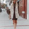 Clothing * | Flaw-001 Westley Pocketed Lightweight Trench Coat Taupe Final Sale Coats & Jackets