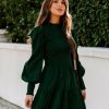 Clothing * | Suga-001 Dresses Now Look At You Smocked Dress Emerald