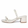 Shoes * | Shu -001 Bride To Be Josefa Studded Heeled Sandal Final Sale