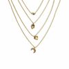 Jewelry * | Marr-001 Accessories Marrin Costello Good Luck Gold Layered Necklace