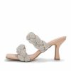 Shoes * | Shu -001 Cyndella Embellished Braided Heeled Sandal Final Sale Take Me To Miami