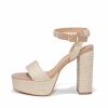 Shoes * | Free-002 Willow Heeled Platform Sandal Final Sale Sweet Summertime