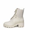 Shoes * | Band-002 Shoes Willa Heeled Lace Up Boot Cream