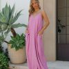 Clothing * | Love-003 Olivian Pocketed Maxi Dress Orchid Final Sale The Vacation Shop