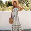 Clothing * | Love-003 Toula In Santorini Tassel Tie Maxi Dress Final Sale The Vacation Shop