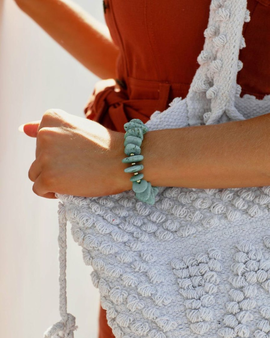 Jewelry * | Acce-001 Sausalito Turquoise Bracelet Resort Shop