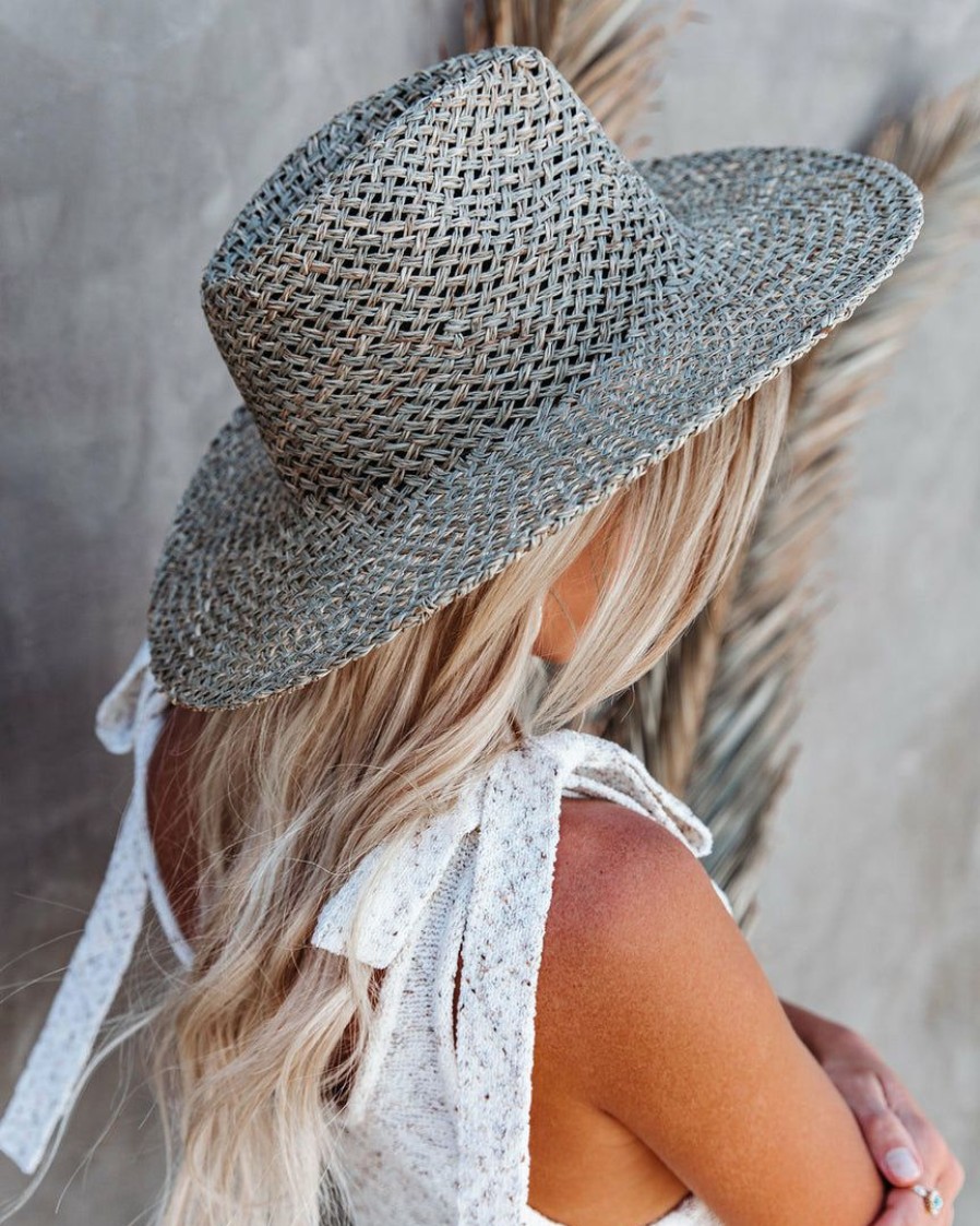 Accessories * | Fame-001 Kearney Straw Hat Final Sale Sunny Daze