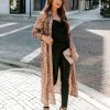 Clothing * | On T-001 Mixer Button Down Sequin Duster Copper Final Sale Coats & Jackets