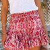 Clothing * | Oliv-001 Take Me To Miami Magnolia Haven Cotton Mini Skirt Final Sale