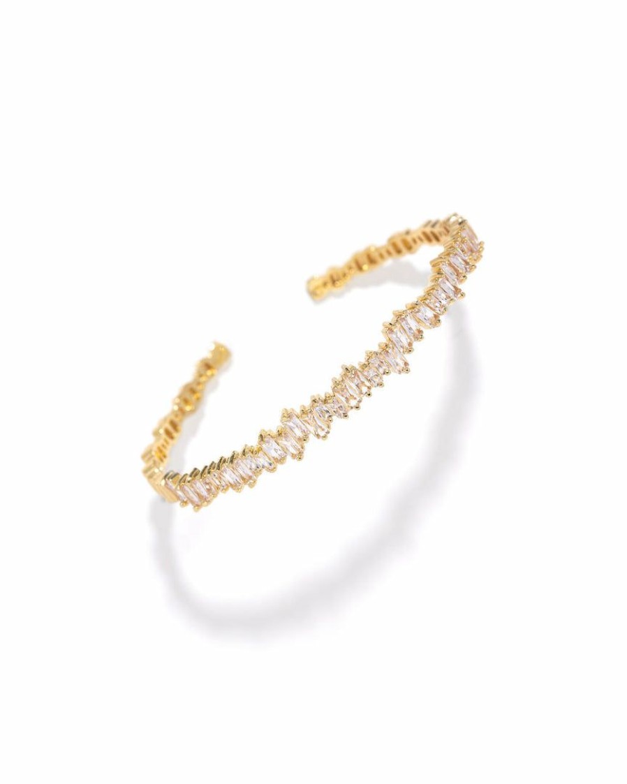 Jewelry * | Acce-001 Guest Of Wedding Chloe Baguette Cuff Bracelet