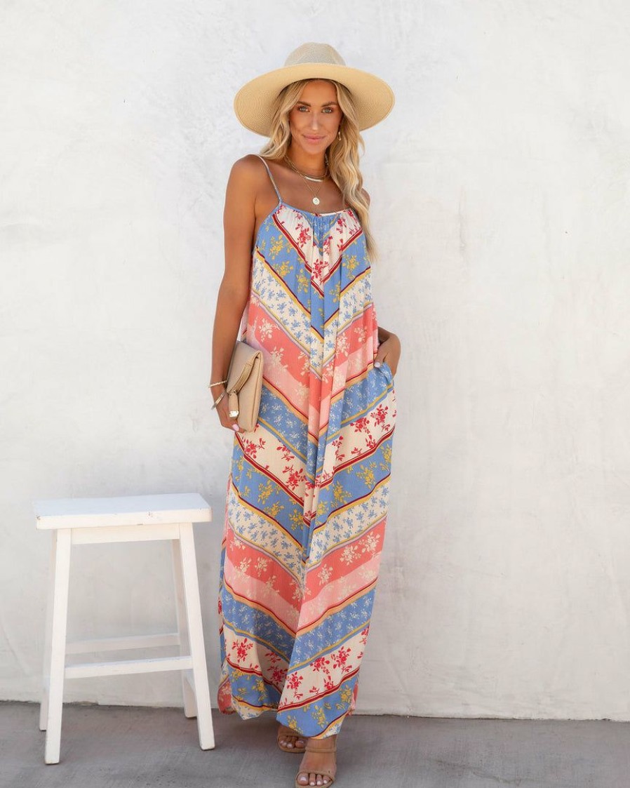 Clothing * | Love-003 Desert Dreaming Pocketed Maxi Dress