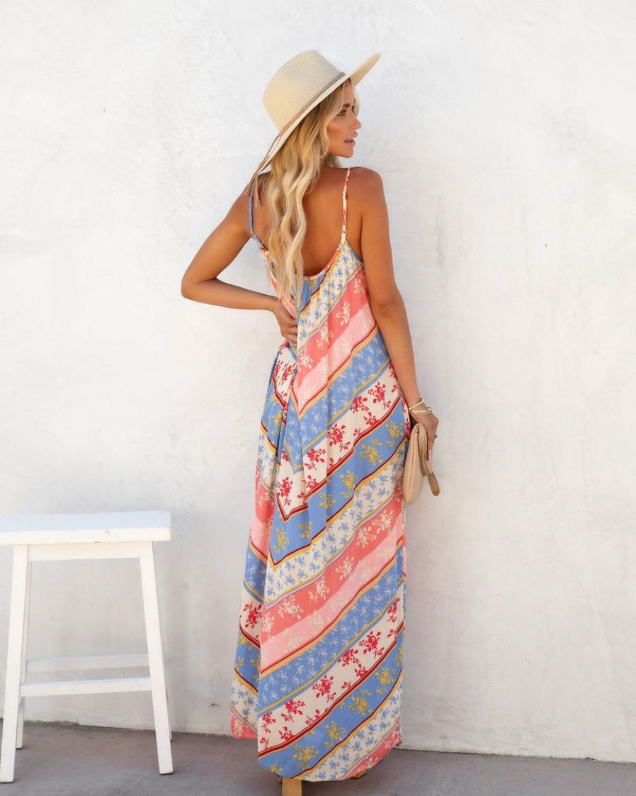 Clothing * | Love-003 Desert Dreaming Pocketed Maxi Dress