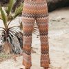 Clothing * | Gill-001 Margarite Chevron Wide Leg Pant Final Sale The Vacation Shop