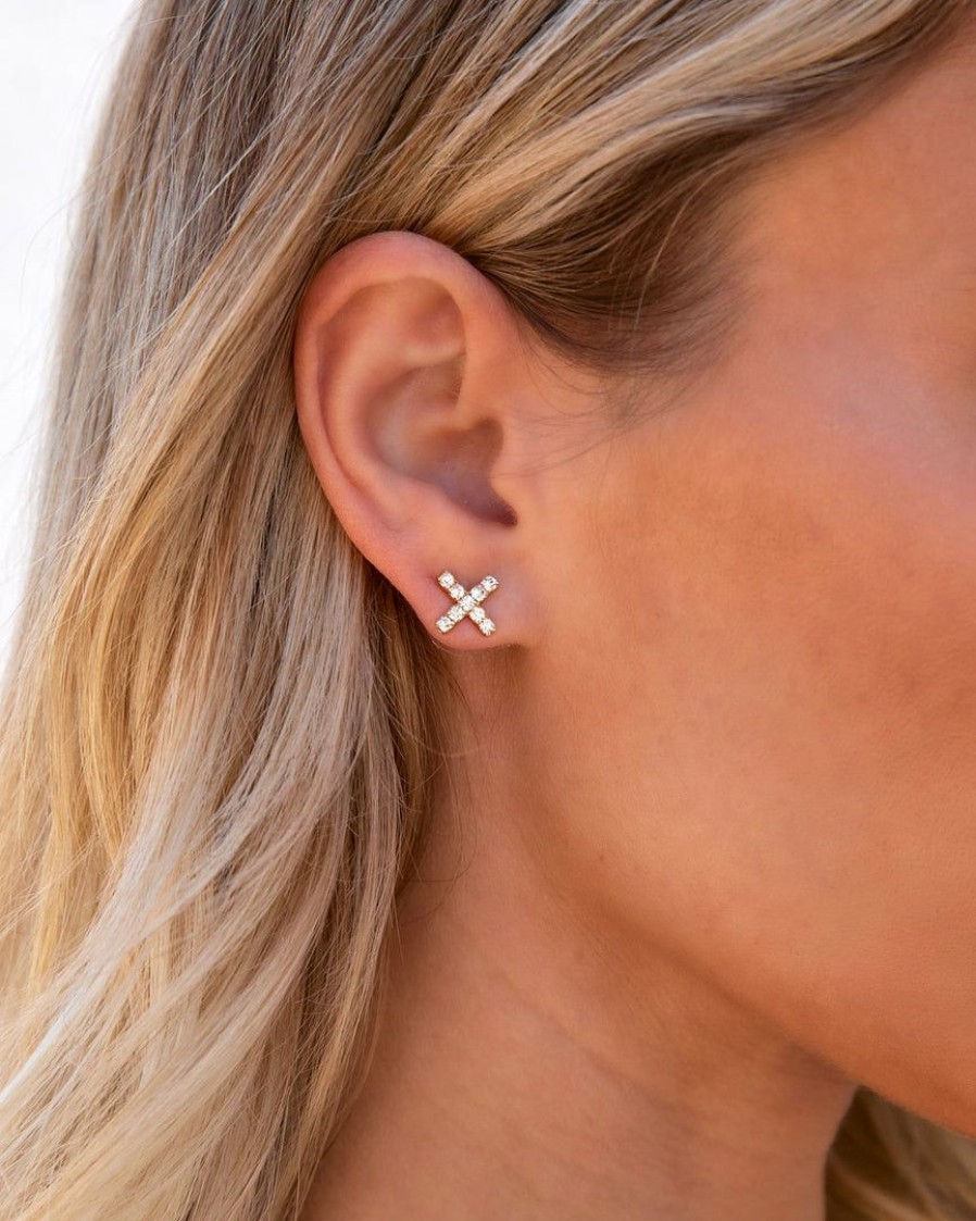 Jewelry * | Acce-001 X Micro Pave Studs