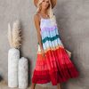 Clothing * | Stor-001 Color Me Pretty Ruffle Tiered Midi Dress Final Sale