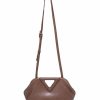 Bags * | Moda-001 Willa Faux Leather Crossbody Bag Chocolate Final Sale