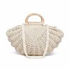 Bags * | Urba-001 Shelly Crochet Handbag Ivory Final Sale