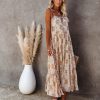 Clothing * | Stor-001 Bump Friendly List Goes On Floral Tiered Tassel Midi Dress Final Sale