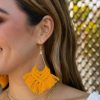 Jewelry * | Acce-001 The Vacation Shop Sureya Macrame Earrings Marigold