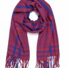 Accessories * | Acce-001 Freya Plaid Fringe Scarf Final Sale