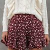 Clothing * | Dres-001 Briar Floral Ruffle Mini Skort Shorts