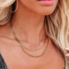 Jewelry * | Brac-001 Sunny Daze Bracha Figaro Layered Necklace Final Sale