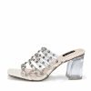 Shoes * | Prim-001 Diamond Clear Strap Embellished Heeled Sandal Final Sale Guest Of Wedding