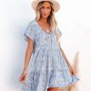 Clothing * | Dres-001 Memphis Printed Babydoll Dress Dresses