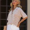 Clothing * | Gill-001 Colors Of The Wind Multicolored Button Down Top Final Sale