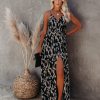 Clothing * | Aaka-001 Can I Have This Dance Printed Wrap Maxi Dress