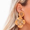 Jewelry * | Pann-001 Soledad Statement Earrings Marigold Final Sale The Vacation Shop