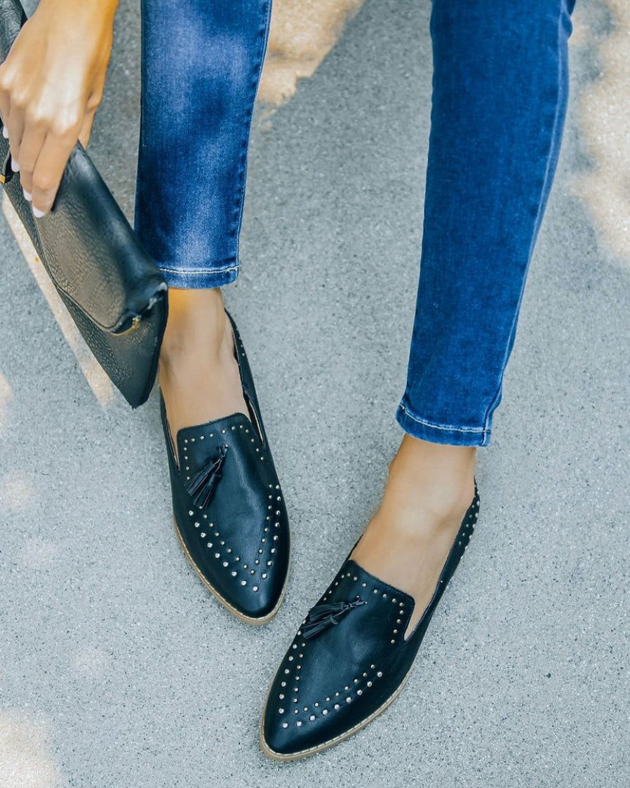 Shoes * | Mira-001 Adline Studded Loafer Mule Final Sale Shoes