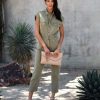 Clothing * | Miou-001 Domingo Cotton Utility Jumpsuit Olive