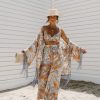 Clothing * | Acoa-001 Mermaid Cove Fringe Kimono Vici X Summerofdiane