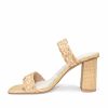 Shoes * | Free-002 Ana Braided Heeled Sandal Nude Final Sale Sweet Summertime