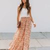 Clothing * | Prom-001 Delilah Belle Floral Midi Skirt