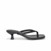 Shoes * | Prim-001 Story Square Toe Heeled Sandal Black Final Sale