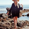 Clothing * | Elan-001 Jeanette Button Down Tunic Top Black Dresses