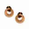 Jewelry * | Acce-001 Avery Tortoise Woven Drop Earrings