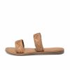 Shoes * | Band-002 Kierra Woven Faux Leather Sandal Tan Final Sale Sunny Daze