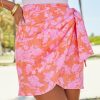 Clothing * | Do+B-001 Bottoms Miami Gardens Wrap Mini Skirt